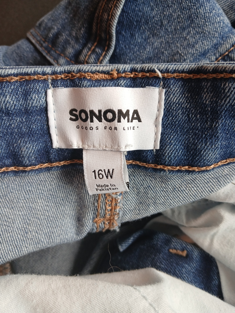 Sonoma High-Rise Straight Leg Jeans Size 16W - Picture 5 of 6
